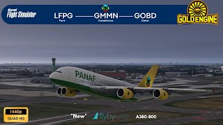 MSFS2020 LIVEParis ✈ Casablanca ✈ DakarFlyBywire A380Panafrican OPSVirtual  IVAO  New VRAAS [upl. by Lauryn703]