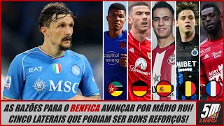 As razões para o interesse do Benfica em Mário Rui ● 5 soluções para a lateral esquerda do Benfica [upl. by Ralyt]