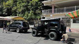 land cruiser 71 offroad test offroad lx450 landcruiser tj xl7 jimny [upl. by Oirottiv]