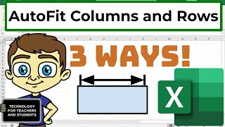 3 Ways to AutoFit all Columns and Rows in Excel [upl. by Lipkin976]