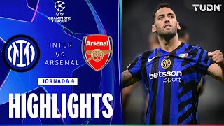 HIGHLIGHTS  Inter vs Arsenal  UEFA Champions League 2425  TUDN [upl. by Ellednahc219]