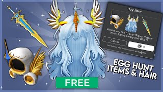 HOW TO GET 3 NEW FREE EGG HUNT ITEMS amp HAIRS [upl. by Nirra459]