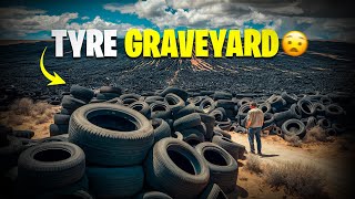 The Worlds LARGEST Tire Graveyard DISAPPEARED Overnight [upl. by Dlanigger]