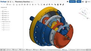 Creating Complex Assembly Motion in Onshape  Webinar November 22nd 2016 [upl. by Jabin]