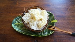 Steamed Tapioca Cassava Kuih With Coconut [upl. by Edny]