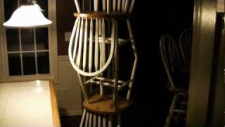 Poltergeist Stacks Chairs in Kitchen [upl. by Nuavahs893]