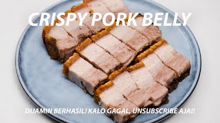 ANTI GAGAL RESEP BABI PANGGANG KRISPI  HOW TO MAKE CRISPY PORK BELLY [upl. by Haakon]