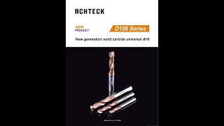 Demo Video Achteck Solid Carbide Drill D106 [upl. by Kalmick426]