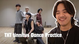 TXT 2023 MUSIC BANK GLOBAL FESTIVAL Tinnitus Dance Practice  REACTION [upl. by Ansaev]