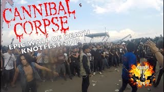 Cannibal Corpse Knotfest 2017  Epic wall of death [upl. by Baptista869]