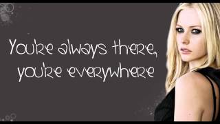 Avril Lavigne Wish You Were Here Lyrics on Screen NEW FULL SONG [upl. by Eltsyrk704]