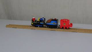 GeoTrax TIMBERTOWN RAILWAY Engine Remote Control Train RC P1370 [upl. by Armand]