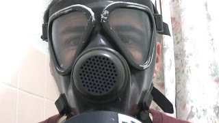 German M65 Gas MaskRespirator Test [upl. by Garbers89]