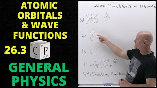 263 Wave Functions and Atomic Orbitals  General Physics [upl. by Rus]