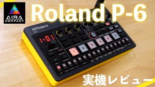 Roland AIRA COMPACT P6 登場！ポケットサイズのクリエイティブ・サンプラー！ [upl. by Gregorius]