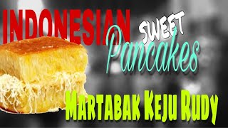 Indonesian Sweet Pancake  MARTABAK MANIS  INDONESIAN STREET FOOD [upl. by Atika]