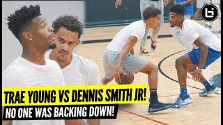 TRAE YOUNG VS DENNIS SMITH JR EPIC Open Run Turned Into Playground BATTLE [upl. by Galan]