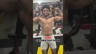 2300 Calories Diet Plan weightloss diet fitness gym [upl. by Ora]