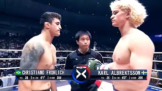 Christiano Frohlich vs Karl Albrektsson  MMA fight HD [upl. by Navac]