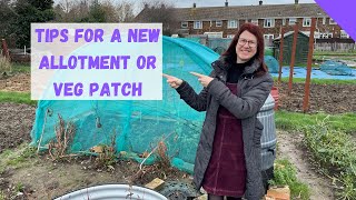 New Allotment Plot Tips  Allotment Gardening For Beginners UK [upl. by Doig]