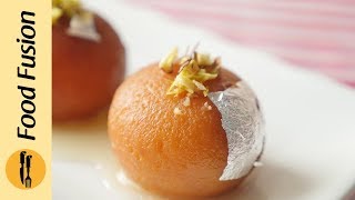 Gulab Jamun with Milk Powder Recipe By Food Fusion [upl. by Juback]