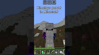 Himalaya parvat in Minecraft views viral shots Minecraft games gaming [upl. by Leummas]