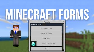 UPDATED How to create UI MENUS in Minecraft MCPE Addons 2023 BRIDGE TUTORIAL [upl. by Dietz]