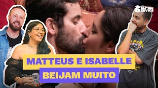 ISABELLE E MATTEUS DÃO BEIJÃO BIA BRASIL ELIMINADA COM REIJEIÇÃO DO BBB 24 SelfieService [upl. by Aissak]