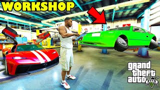 Franklin Upgrade Rare Secret Supercar in New Workshop GTA 5  SHINCHAN and CHOP [upl. by Margreta428]