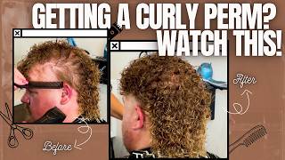 Curly Power How to Nail the Perfect Perm Haircuts Men [upl. by Lux]