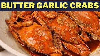 BUTTER GARLIC CRAB RECIPE  SUPER EASY AND SARAP [upl. by Asselim]