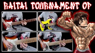 BAKI  Jonetsu wa Oboeteiru Raitai Tornament OP  guitar cover [upl. by Forbes226]