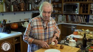 How to flute mushrooms  Jacques Pépin Cooking At Home  KQED [upl. by Genovera]