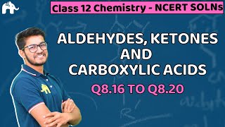 Aldehydes Ketones and Carboxylic Acids Class 12 Chemistry Revised NCERT Solutions Chapter 8 Q1620 [upl. by Jem]