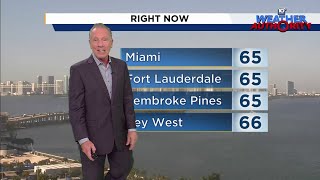 Saturday starts with 60s in South Florida [upl. by Nautna]