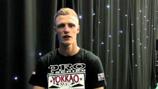 Reece McAllister one day before his fight at YOKKAO 8  yokkaoboxing [upl. by Biddy]