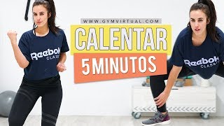 Calentar con 5 minutos de cardio  IDEAL PARA ANTES DE ENTRENAR [upl. by Feil]