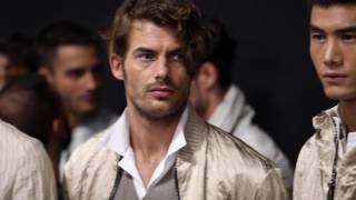 Giorgio Armani  2018 Spring Summer Mens Fashion Show Backstage [upl. by Krisha418]