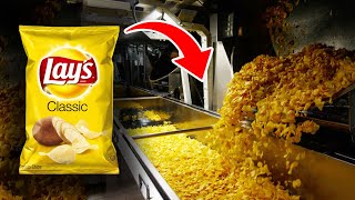 ¿CÓMO SE HACEN LAS PAPAS LAYS 🍟  Como se Fabrica [upl. by Noni]