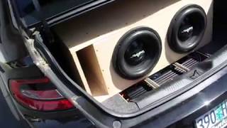 2 skar audio EVL 12s in dodge dart [upl. by Chari]