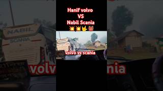 Hanif vs Nabil Volvo vs Scania 💥💥👹👹🤟hanif volvo nabil scania busloverstory shorts bus travel [upl. by Mulford857]