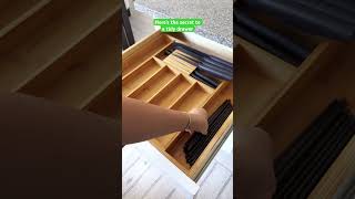 See how this silverware drawer organizer keeps everything in its place drawerorganizer amazon fyp [upl. by Horsey281]