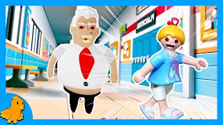 NEUER VERRÜCKTER LEHRER in der SCHULE😵🤨 Entkommt Hannah😄 Obby  Playmobil Familie Vogel Roblox [upl. by Thgiled]