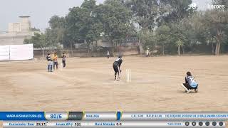 Live Cricket Match  Maluka vs Wara Kishan Pura B  17Nov24 1135 AM 15 overs  25th Leather Cri [upl. by Nalro]