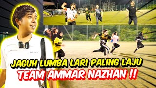 JAGUH LUMBA LARI PALING LAJU TEAM AMMAR NAZHAN   PEREMPUAN ATAU LELAKI LEBIH HEBAT [upl. by Lhadnek969]