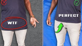 How To Shorten A TShirt EXACTLY Like The PROS [upl. by Celio]