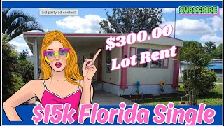 Floridas SMH Possibilities Under 15k amp LOW 30000 Lot Rent [upl. by Faxun625]