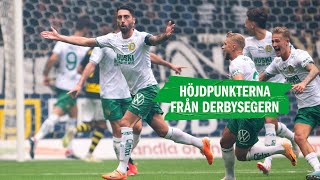 HÖJDPUNKTER  Hammarby 42 AIK  Magiska baljor gav derbyseger [upl. by Dabney]