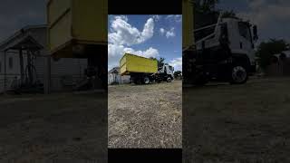 Hooklift system is a game changer for us roserolloff rolloffdumpster dumpsterrentalbusiness [upl. by Rodnas]