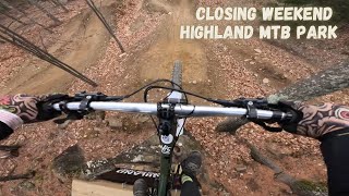 14 trails sample from last weekend HighlandMountainBikePark  POV Georges 10 yo [upl. by Apilef191]